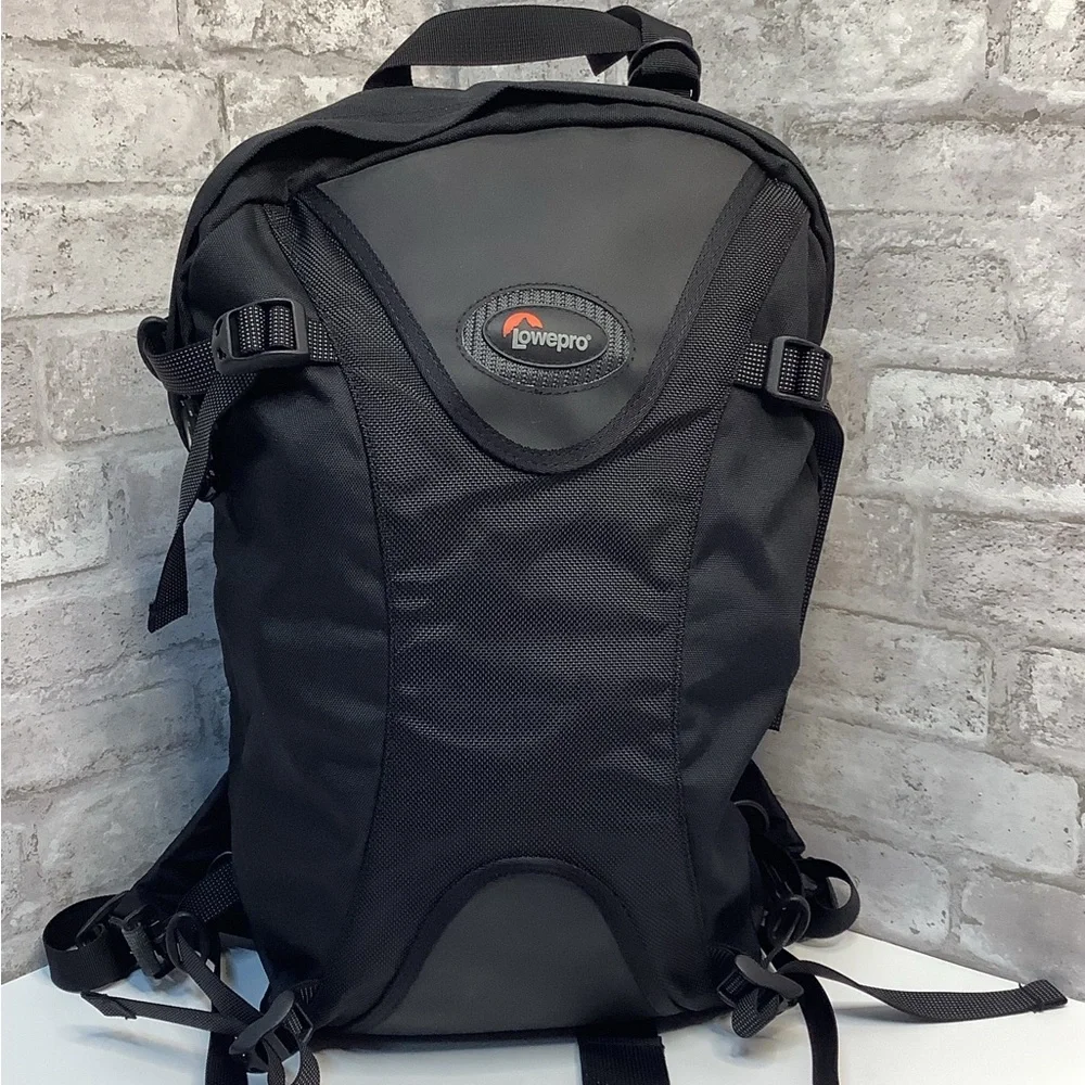 Lowepro Backpack Black Camara Carrier Case Accessories Men’s Travel Rare